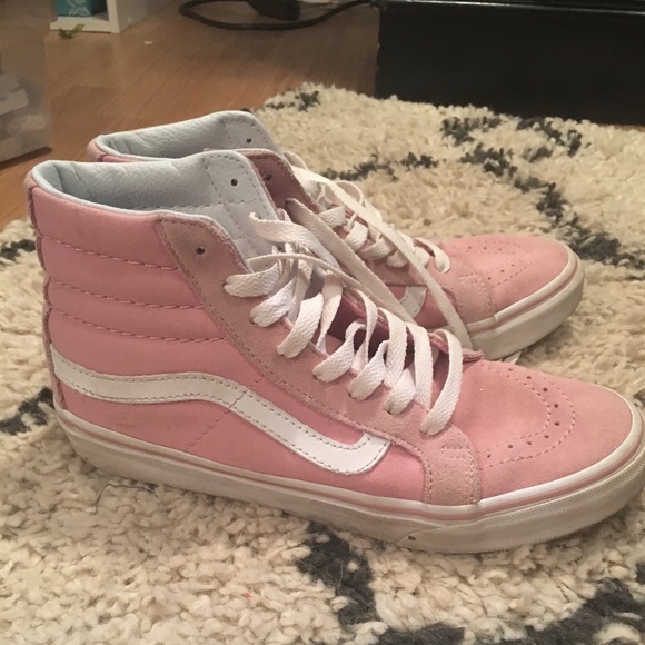 dusty pink vans